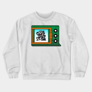 digimon vpet ver 5 metal tyranomon Crewneck Sweatshirt